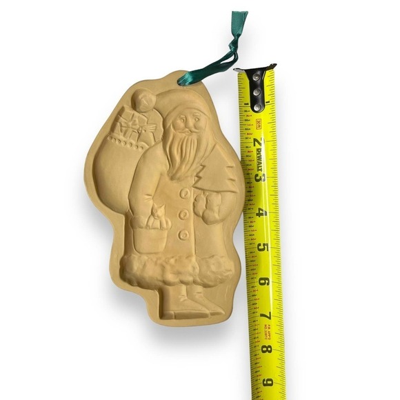 Vintage Brown Bag Cookie Art 1983 Santa Craft Cookie Mold Collectible - Picture 4 of 5